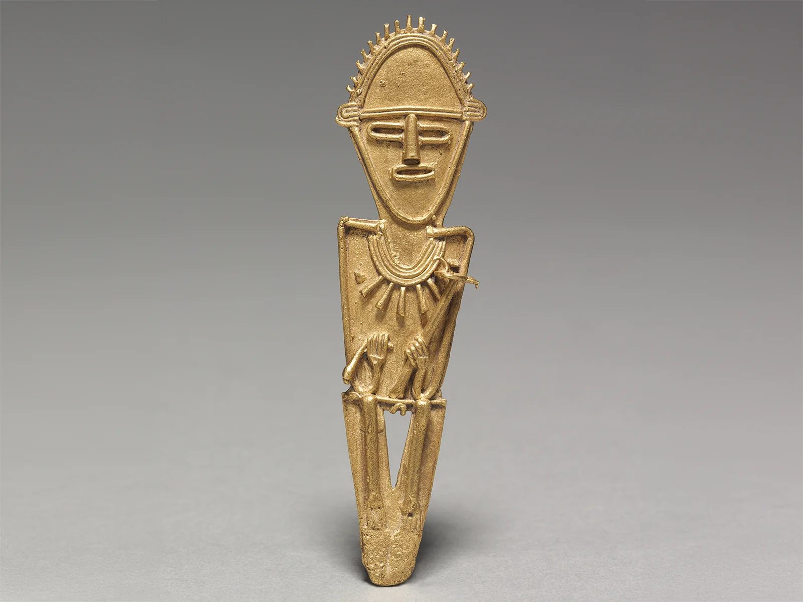 A group of small Muisca gold-alloy votive figures